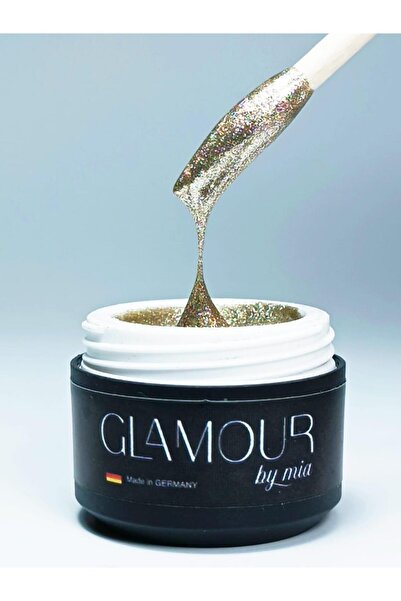 Glamour by Mia Glamour Paint Gel Altın Simli Altın R19 UV LED