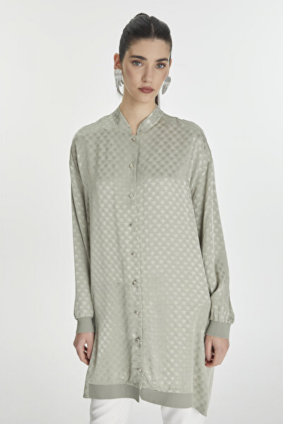 Zühre سترة جاكار بياقة القاضي 0134