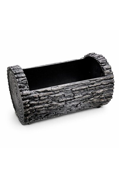 Strend Pro Vas flori dreptunghiular pentru gradina, model scoarta copac, 34 x...