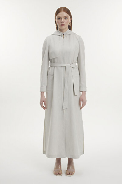 Zühre Pălărie de piatră cu glugă și curea 13790