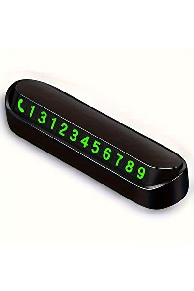 bakgelal Araba Park Numaratörü Araç İçi Torpido Üstü Açılır Kapanır Neon Tele...