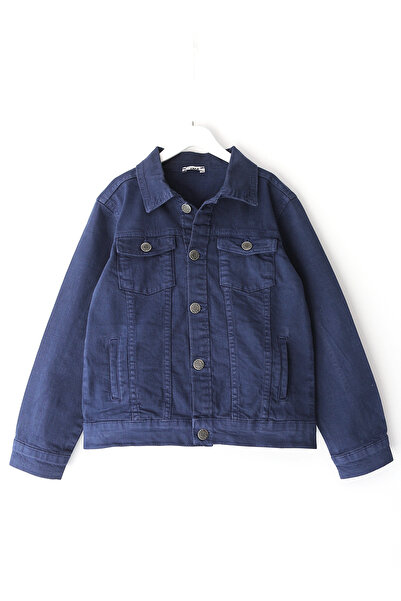 DobaKids Джинсова куртка з кишенями для хлопчиків, дитяча джинсова куртка, 5-...