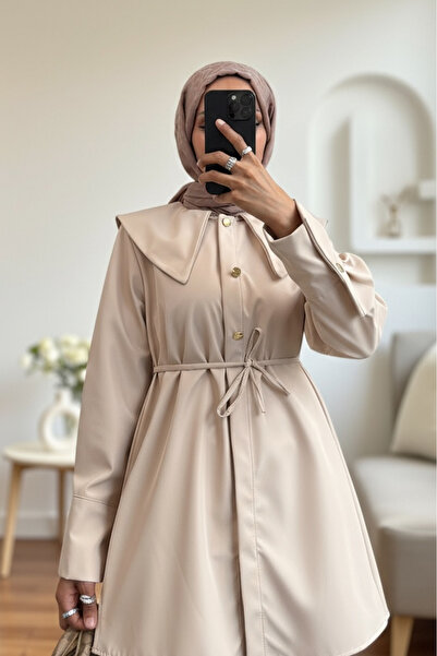 HİJABAYA Широкий комір з застібкою на талії