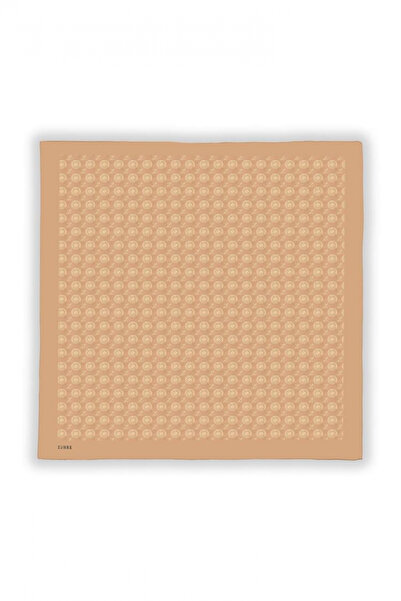 Zühre Gizem Z Monogram Bej Eşarp 0083