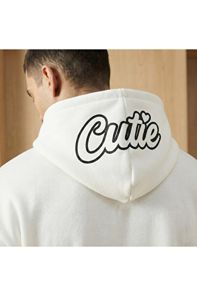 Rayan & Hoor Style Cutie Printed Premium Quality Oversize 3 Thread Hooded Swe...