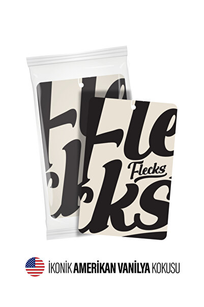 Flecks Amerikan Vanilya Oto Asma Kokusu – Uzun Süre Kalıcı, Premium Koku 1 Adet