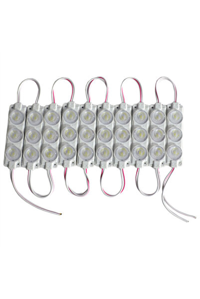 Carub 12V Parmak Lamba Led Camlı Soft Beyaz 10 lu BR0409928