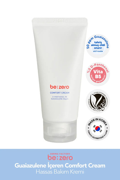 DERMA FACTORY Guaiazulene İçeren Hassas Bakım Kremi Derma Factory Be Zero Com...
