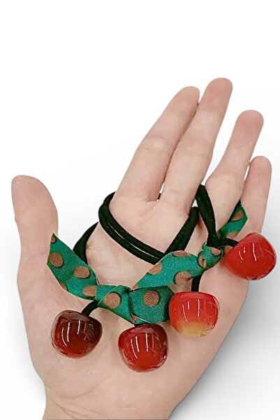 SHEKER HOME طقم إبزيم مطاطي مكون من قطعتين على شكل الكرز