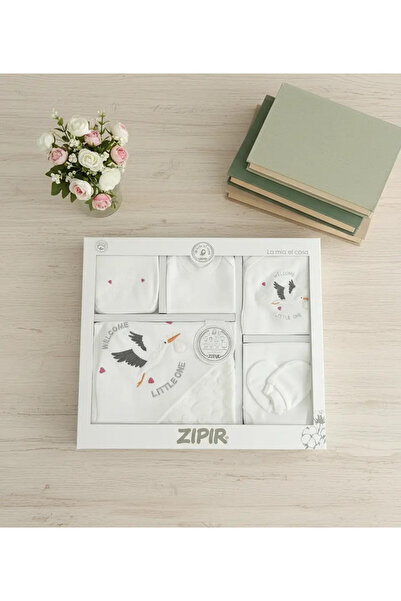 Huglette - Zıpır BEBEK & YENİ DOĞAN LEYLEK DESENLİ MÜSLİN 10LU HASTANE ÇIKIŞ ...