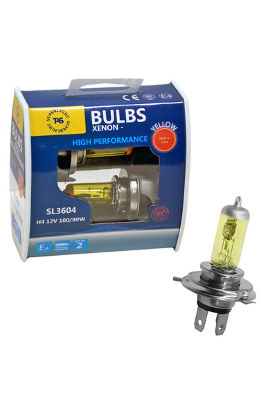 TAS Süperlight 12V H4 Ampul Halogen Sarı 100/90W 5000K 2 li SL3604