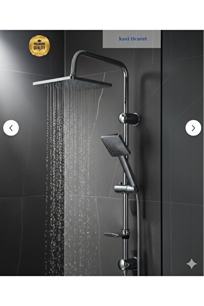 KAVİTİCARET Premium Tepe Yağmurlama Robot Tepe Duş Seti (Komple Set)(ckhavai415)
