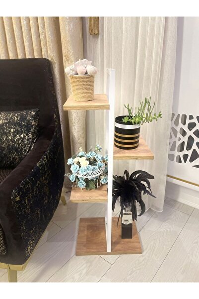 Yılkı magaza 3 Bölmeli Çiçeklik Saksılık