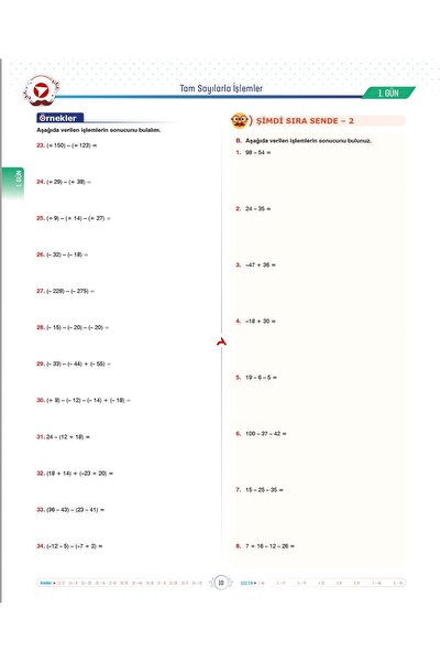 paraf yayınları 10 Günde Temel Atma Garanti Bıyıklı Matematik Video Ders Kitabı