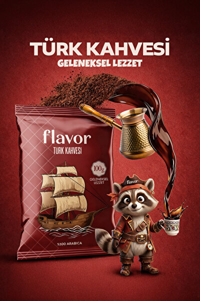 Flavor Drink Türk Kahvesi Flavor Geleneksel Lezzet 100g
