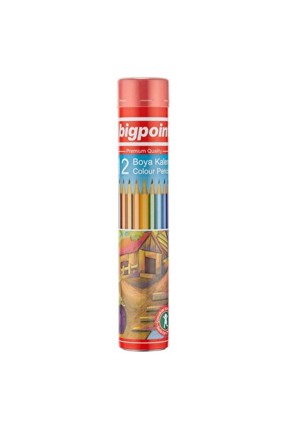 Bigpoint Dry Paint Pen in Metal Tube 12 Colors X 24 Pieces
