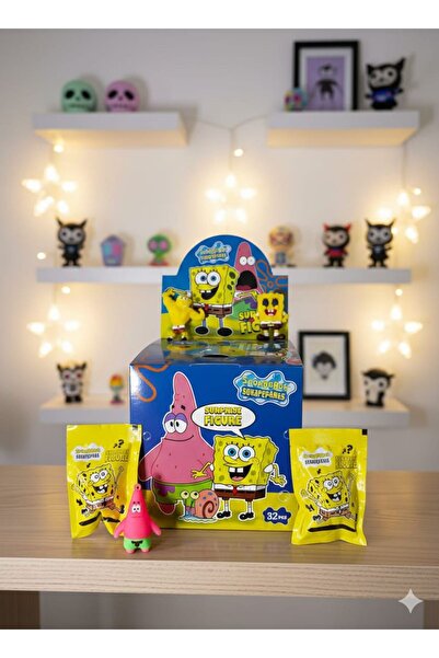 Time&Tech Sünger bob Hediyelik Fiğür Paket 1 Adet