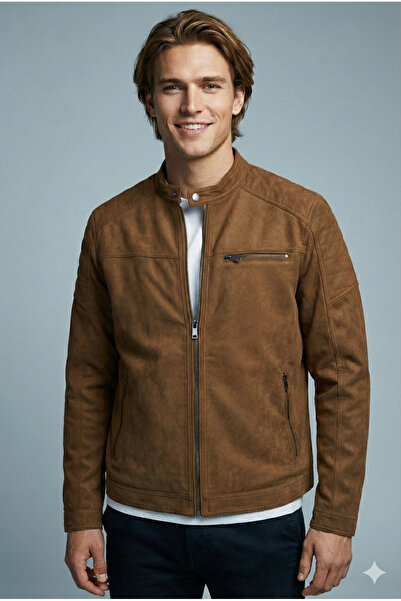 Jack & Jones Jack&jones Taba Erkek Pu Deri Ceket 12147218