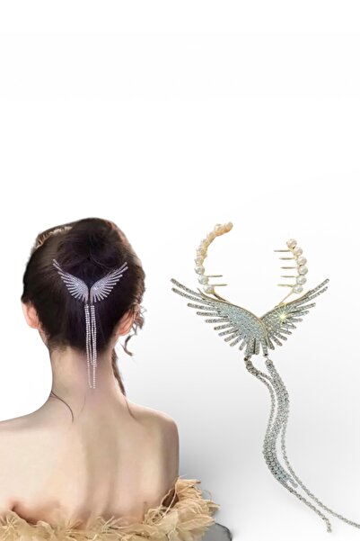 SHEKER HOME Χρυσό μεταλλικό κούμπωμα με πέτρες με πέτρες με πέτρες για νεαρά ...