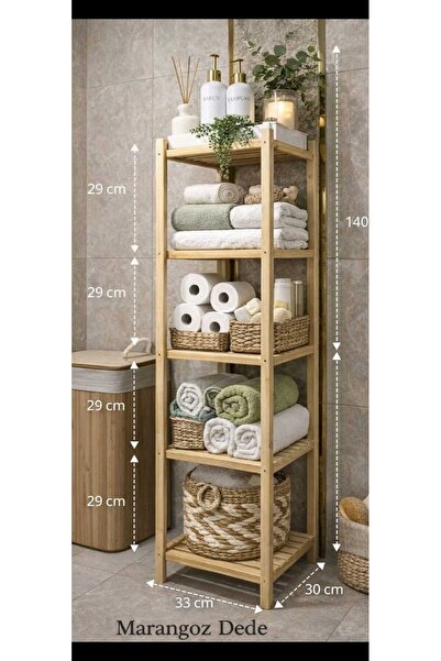 KOVANCI Ahşap 5 Raflı Organizer