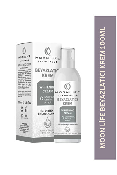 Moonlife DERMO PLUS(Diz, Dirsek,koltuk Altı ) Beyazlatıcı Krem 100ml