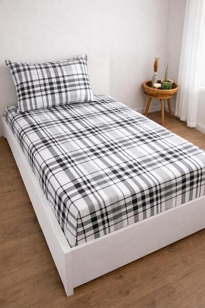 Arma Concept ملاءة مطاطية واحدة من قماش Ranforce بنمط منقوش وغطاء وسادة واحد