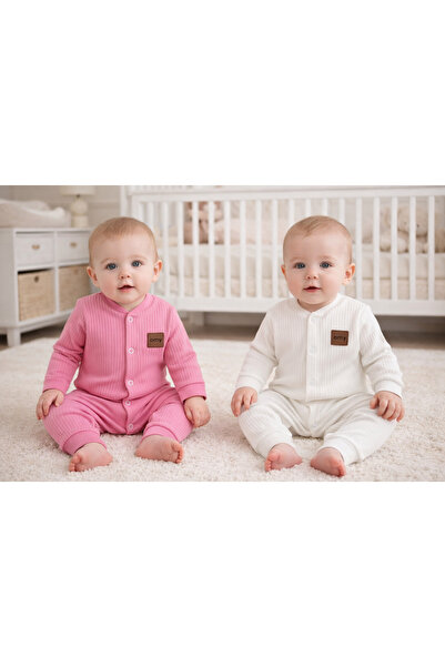 OMY 2-Piece 100% Cotton Terry 3-6-9 Months Romper & Hospital Release Newborn ...