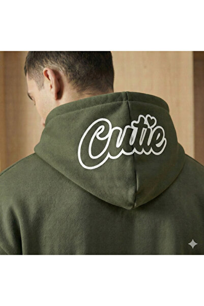 Rayan & Hoor Style Cutie Printed Premium Quality Oversize 3 Thread Hooded Swe...