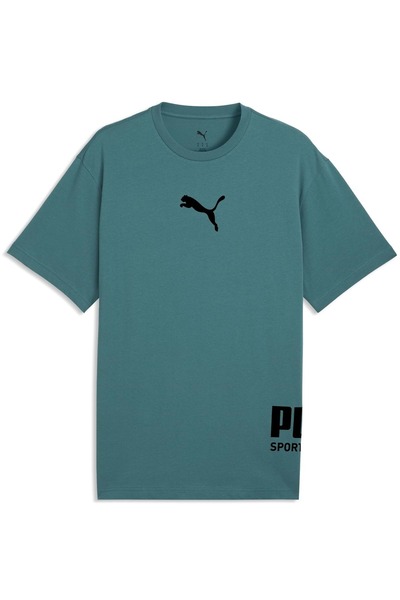 Puma Αθλητικό Γραφικό Μπλουζάκι 692169 Ανδρικό T-Shirt ΠΡΑΣΙΝΟ