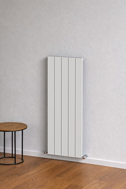 Aeon Radyatör Hestia Alüminyum Radyatör Dikey 125 X 45 Kırık Beyaz 5 Dilim