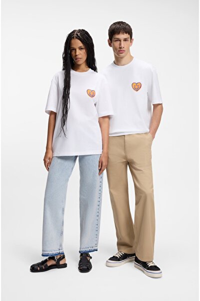 HUGO Logolu Pamuk Tişört