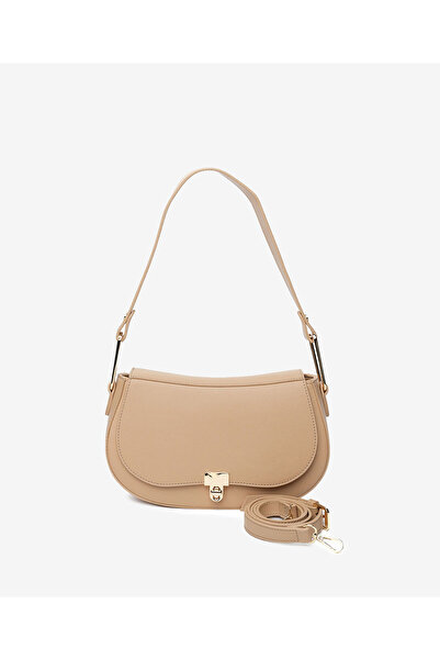 Greyder Kadın Deve Tüyü Omuz Çantası 5Y2CN69707