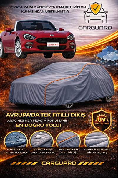 CarGuard غطاء خيمة السيارة الفاخر المتوافق مع فيات 124 سبايدر، غطاء خيمة السي...