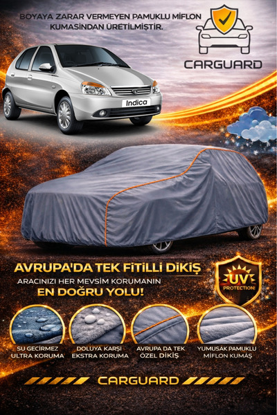 CarGuard غطاء خيمة السيارة الفاخر المتوافق مع سيارات تاتا هاتشباك، مصنوع من م...
