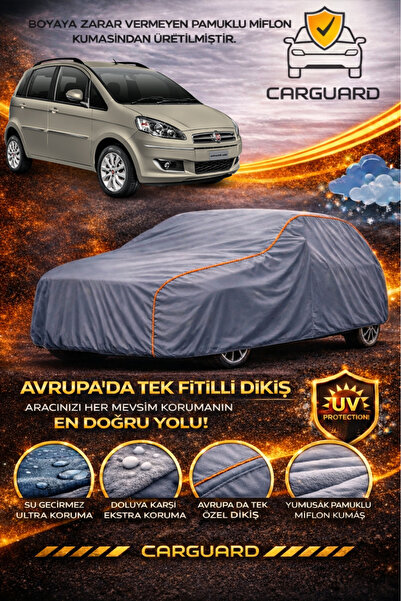 CarGuard غطاء خيمة السيارة الفاخر المتوافق مع سيارة فيات إيديا، مصنوع من المي...