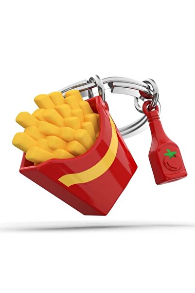 Metalmorphose French Fries ve Ketçup Anahtarlık