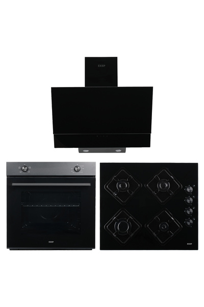 Exep Smart Siyah 3 Lü Ankastre Set (ed402-eo320-ef200)