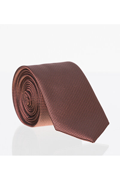 Gaffy Kiremit Slim Fit Solid Color Woven Tie / Ddk-04