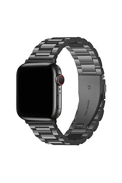 Fibaks Apple Watch 10/11 42mm 41/40/38 MM Uyumlu 9/8/7/6/5/4/3/SE Paslanmaz Ç...
