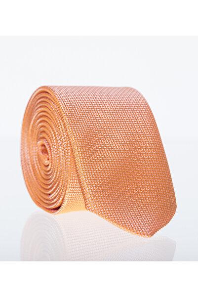 Gaffy Narandžasta Slim fit Jednobojno Tkano Kravata / DDK-54