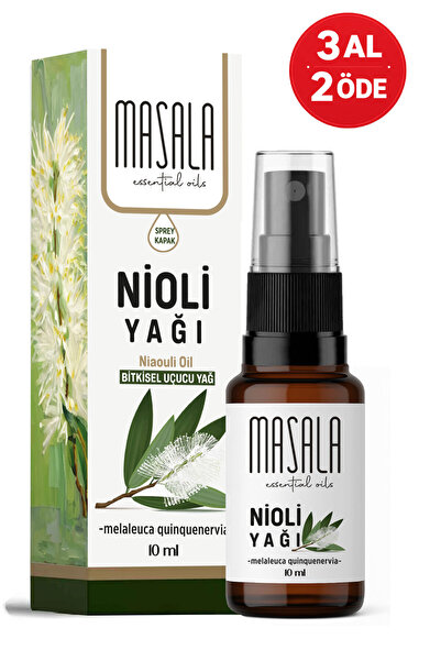 Masala Nioli Uçucu Yağı %100 Saf Özel Sprey Başlıklı Seyreltilmemiş ( Niaouli...
