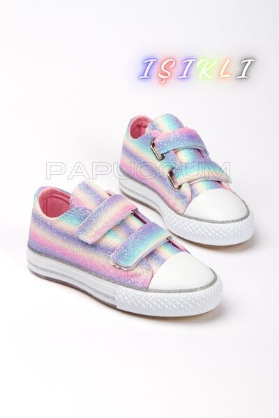 p papuccum ortopedi çocuk ayakkabıları Ανατομικά αθλητικά παπούτσια Rainbow γ...