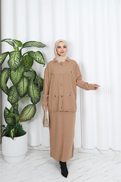 NİSUM MODA DETALIE POCKET FUSTA TRICO SET