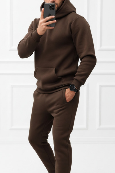 Runades Ανδρικό σετ αθλητικής φόρμας από βαμβακερό μπλουζάκι με ελαστικά πόδι...