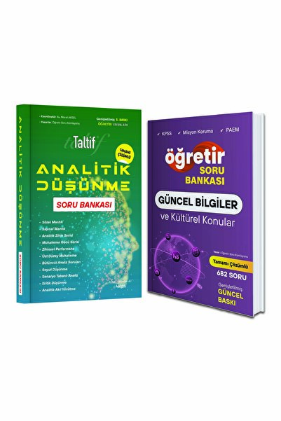 hukuk öğretir 2026 Analitik Düşünme Ve Güncel Bilgiler Soru Bankası - Paem - ...