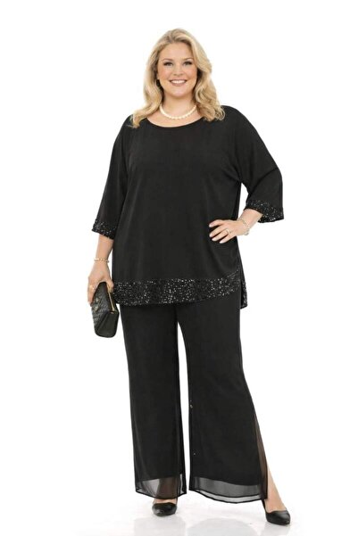 Zer Otantik Μακρύ και κομψό βραδινό φόρεμα με παγιέτες και μανίκια μεγάλου με...