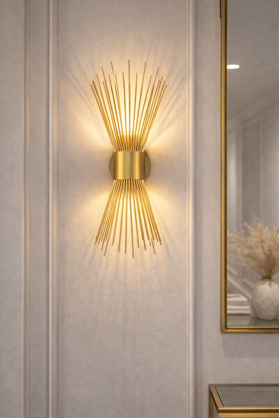 shop Kirpi Eskitme Modern Günışığı Ampüllü Pilli Aplik 1 Adet Duvar Apliği