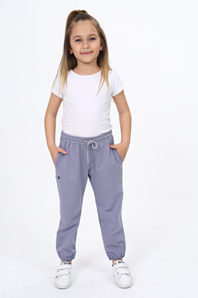 Toontoy بنطلون رياضي أساسي للفتيات مطبوع مع جيوب وحزام مطاطي عند الخصر، مصنوع...