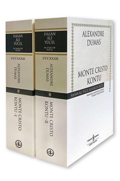 TÜRKİYE İŞ BANKASI KÜLTÜR YAYINLARI Monte Cristo Kontu- Alexandre Dumas 2 Kit...