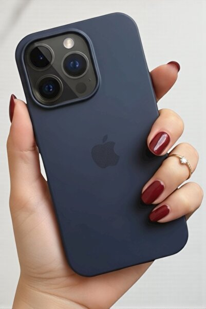 ProNorth Iphone 15 PRO Uyumlu Kılıf Logolu Lansman Soft Yumuşak Içi Kadife Si...